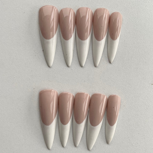 Size L - White French - Ready Made