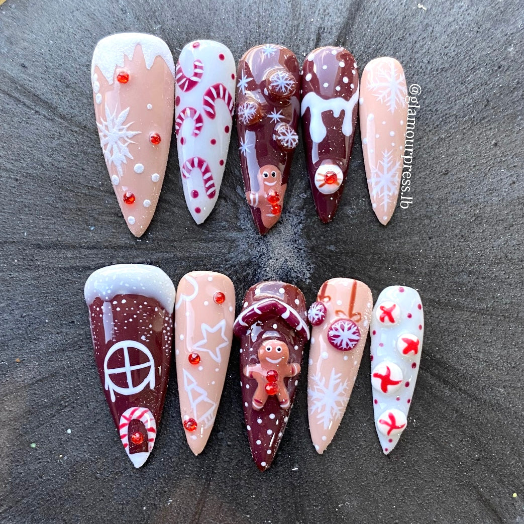 Frosty Ginger Village 🍪❄️❤️✨☃️🏠