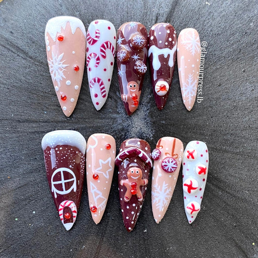 Frosty Ginger Village 🍪❄️❤️✨☃️🏠