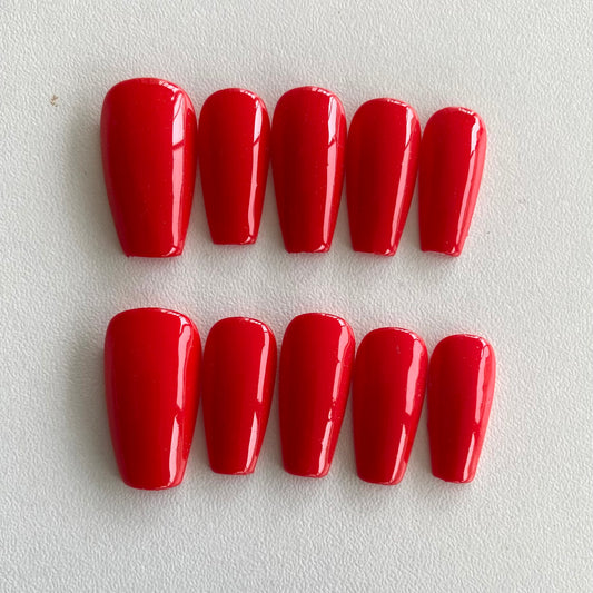 Size L - Hot Red - Ready Made