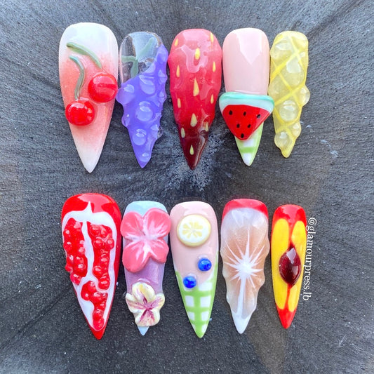 Tropical Treats🍒🍇🍓🍉🍍🍋🍑