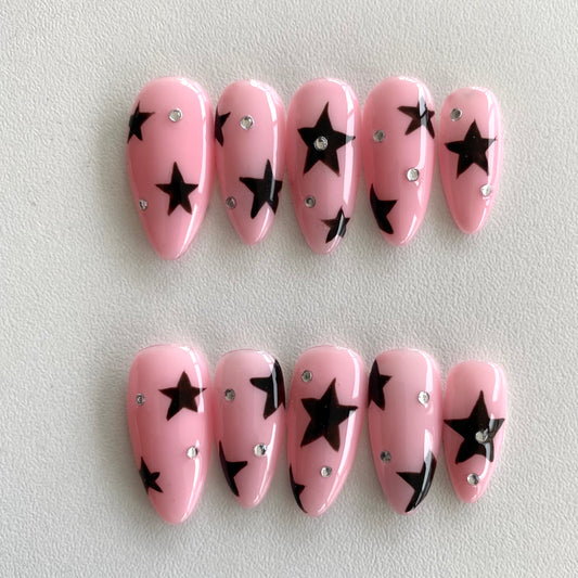 Size XS/S - Jelly Pink Star set - Ready made